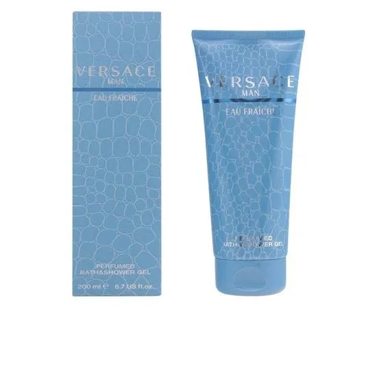 Versace Clear Men's Man Eau Fraiche Bath & Shower Gel 200Ml In - Image 9