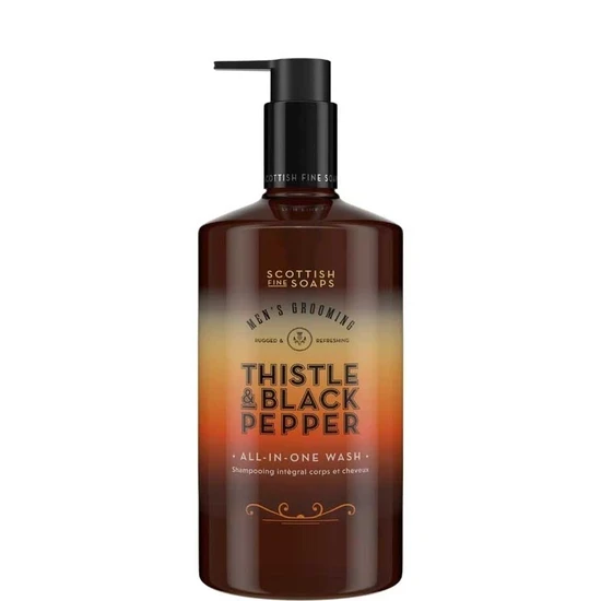 Scottish Fine Soaps Thistle & Black Pepper All-In-One Wash