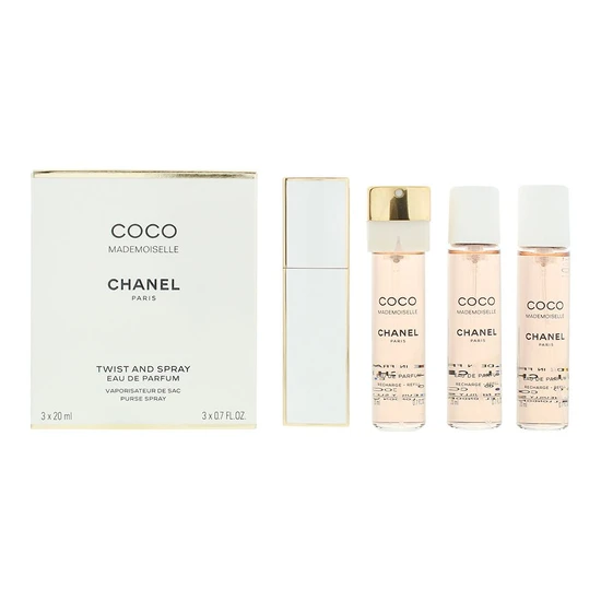 Chanel Coco Mademoiselle Eau De Parfum 3X20 Ml - Image 4