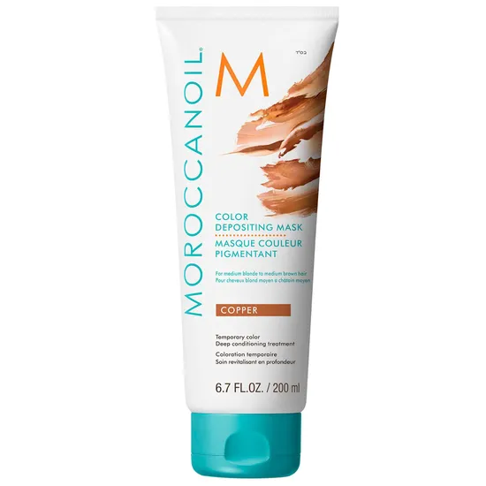 Moroccanoil Brown/Grey Professional Masks Color Depositing Mask Copper - Image 5