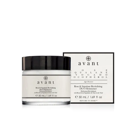 Avant Rose & Squalane Revitalising Duo Moisturiser