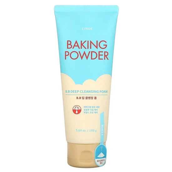 Etude Baking Powder Deep Cleansing Creamy Foam With Exfoliating Effect 160 G - Image 4