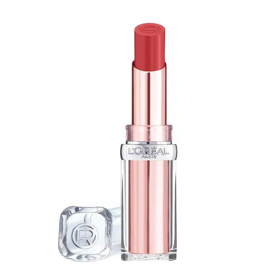 L'Oréal Paris Lip Balm in Lipstick, Glow Paradise, 351 Watermelon Dream | Keeps Lips Hydrated, Smooth Moisturising Formula, Natural-Looking Shiny Finish, Cares Like A Balm, Cushiony Texture - Image 3