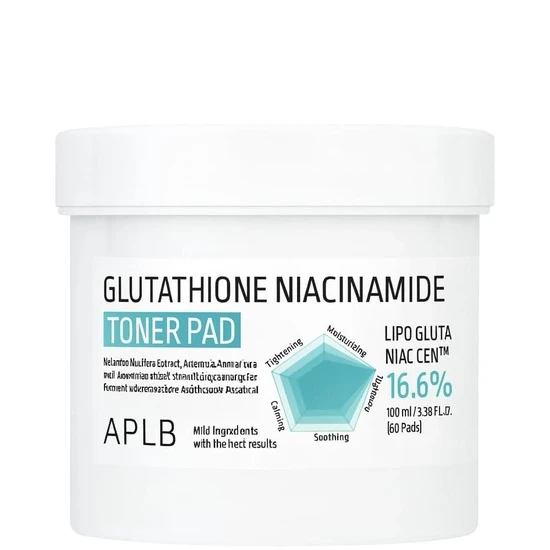 APLB Glutathione Niacinamide Toner Pad