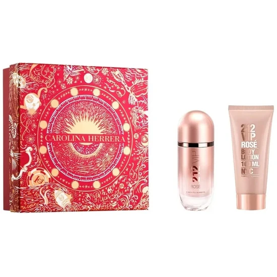 Carolina Herrera 212 Vip Rose Christmas Gift Set
