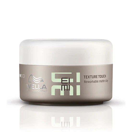 Wella Professionals Eimi Texture Touch Reworkable Matte Hair Styling Clay With Light, Flexible Hold, Hold Level 2, 75Ml - Image 4