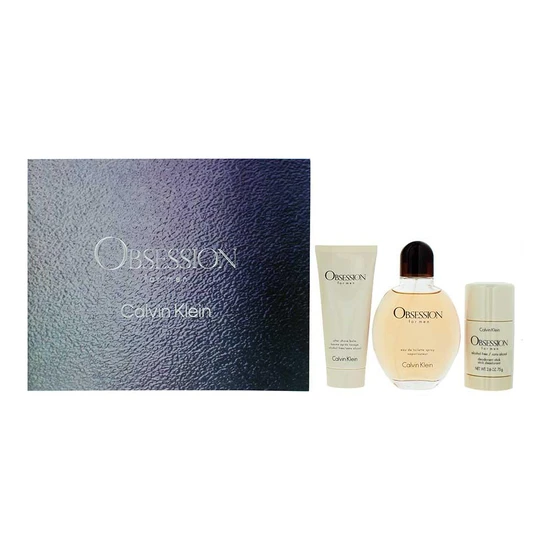 Calvin Klein Obsession For Men Eau De Toilette Gift Set