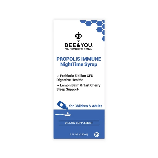 BEE&YOU Propolis Immune NightTime Syrup Probiotic