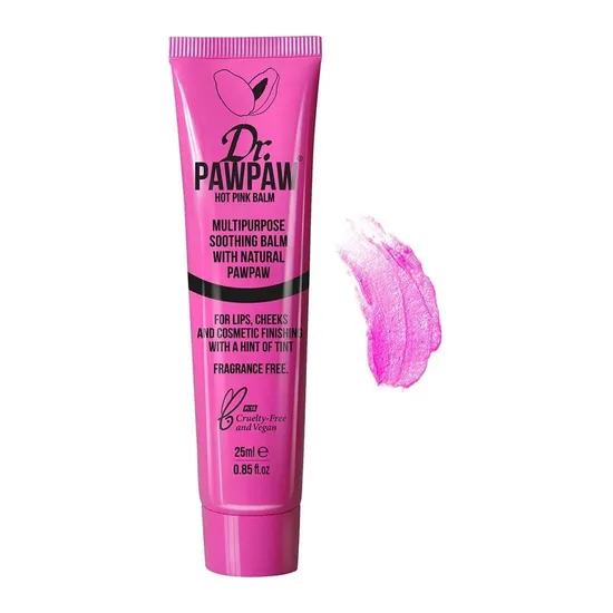 Dr Paw Paw Dr Pawpaw Hot Pink Balm 25Ml - Multi-Use Pigmented Balm For Lips, Skin, Hair, Nails & Cuticles - Vegan, Cruelty Free, Gluten Free - 2801754 - Image 3