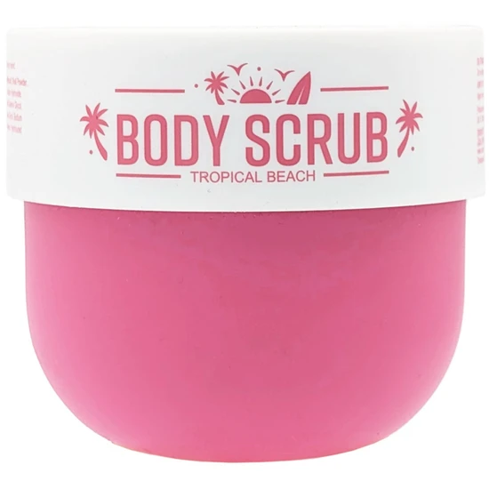 Summer Beach Body Scrub In Tropical Beach