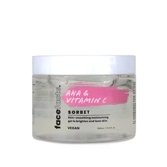 Face Facts AHA & Vitamin C Sorbet Skin Smoothing Moisturising Gel