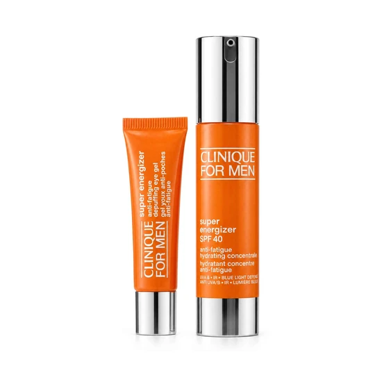 Clinique Super Energizer Bundles Duo: Mens Super Energizer Depuffing Eye Gel + Super Energizer SPF 40