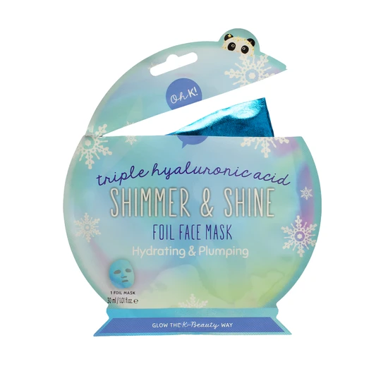 Oh k! Shimmer & Shine Triple Hyalunic Acid Foil Facemask