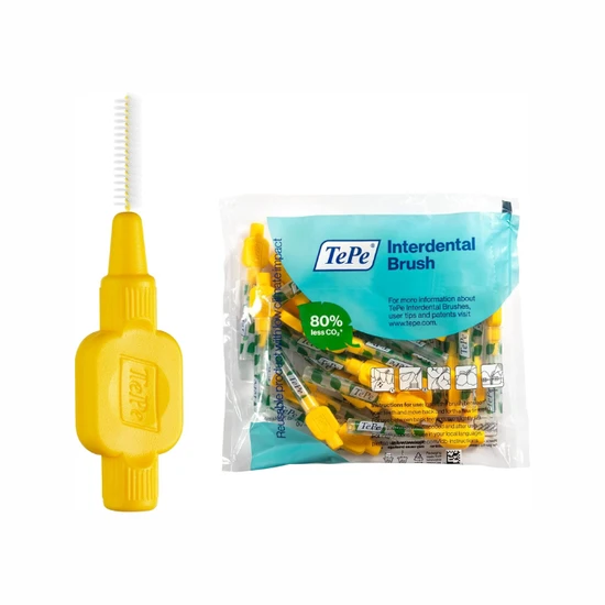 Tepe Original Interdental Brushes 0.7 Mm Yellow (Pack Of 25) Multi-Pack 25 Pieces - Image 5