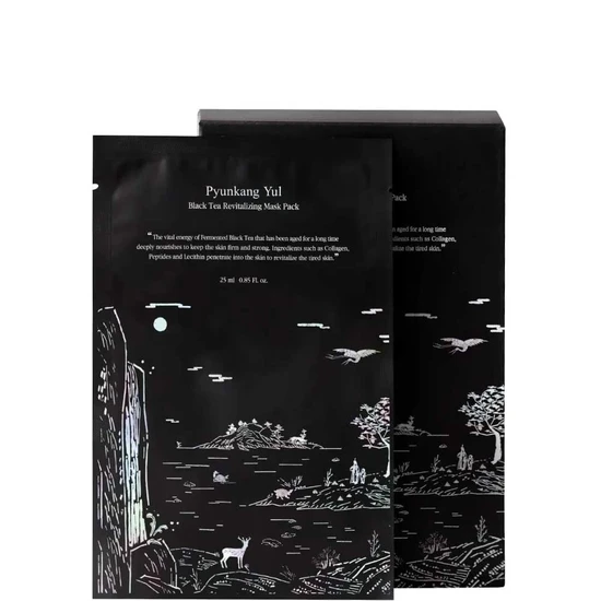Pyunkang Yul  Black Tea Revitalizing Mask Pack 10Pcs Skin Care Masks & Peels, Stylevana - Image 5