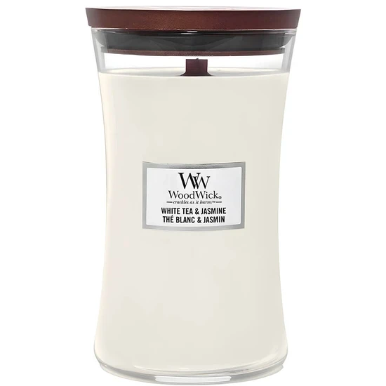 WoodWick White Tea & Jasmine Large Hourglass