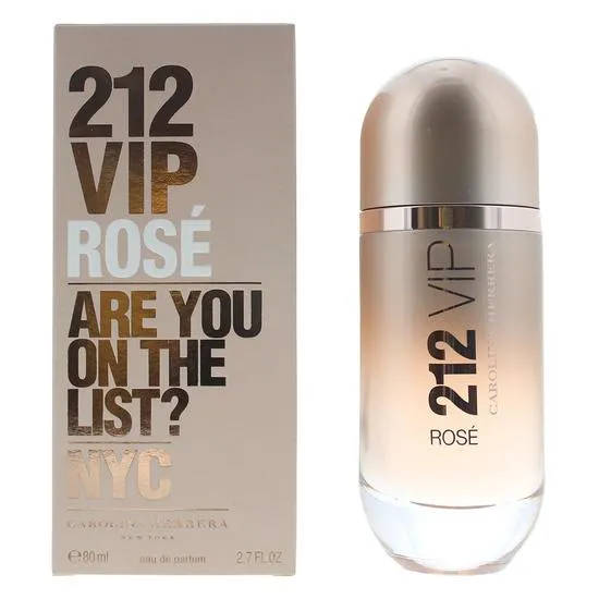 CAROLINA HERRERA 212 VIP ROSE 80ML EAU DE PARFUM SPRAY BRAND NEW & SEALED - Image 4