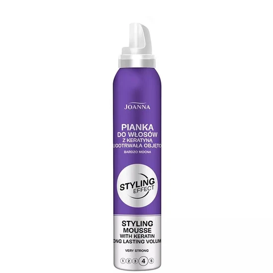 Joanna Styling Effect Long Lasting Very Strong Keratin Mousse