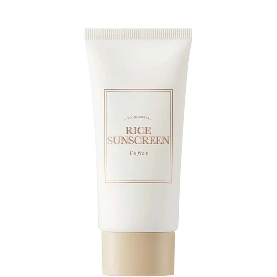 I'm From [I'm From] Rice Sunscreen 50Ml Physical Rice Extract 41% Non-Nano Zinc Oxide Reef Friendly Skin Sun Protection - Image 3