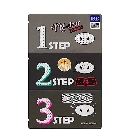 Holika Holika Pig Nose Clear Blackhead 3-Step Kit Strong