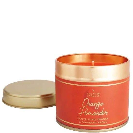 Shearer Candles Orange Pomander Large Tin Candle