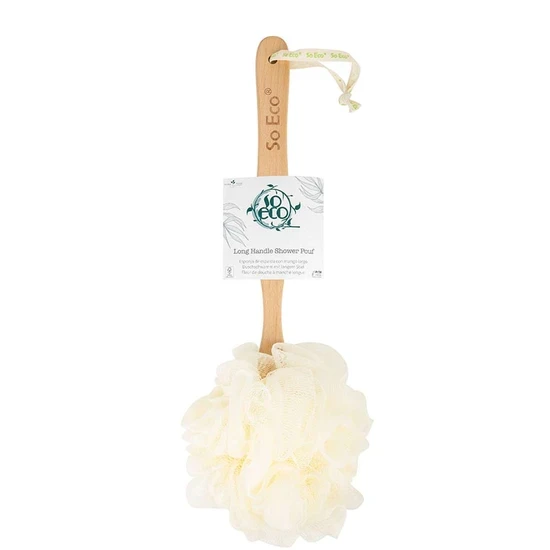 So Eco Long Handle Shower Pouf Body Sponge With An Extended Handle 1 Pc - Image 4