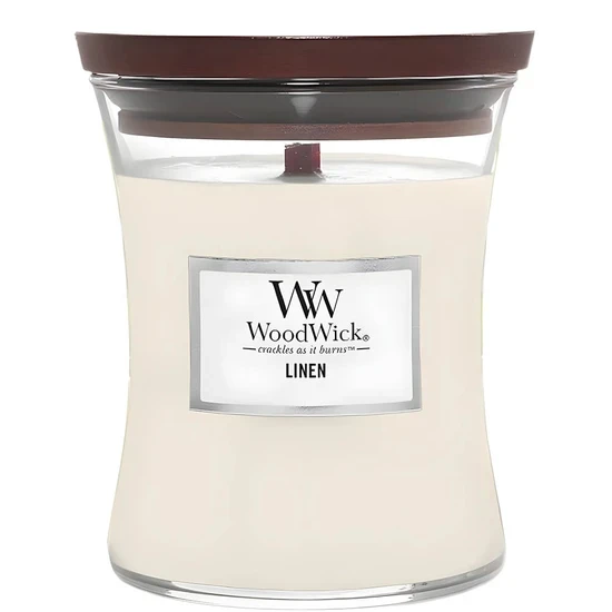 WoodWick Linen Medium Hourglass