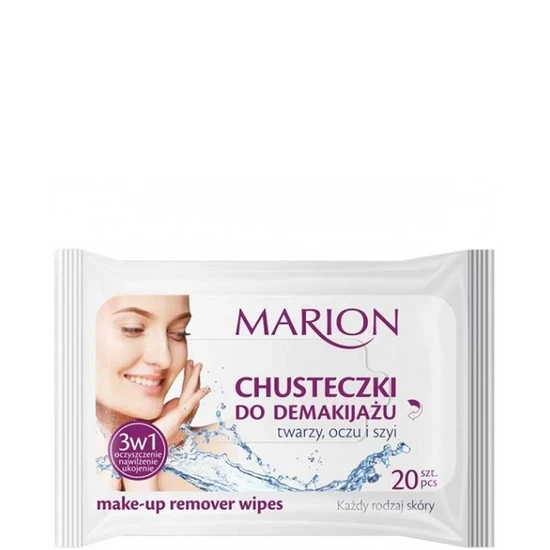 Marion Face, Eyes & Neck Make-Up Remover Wipes