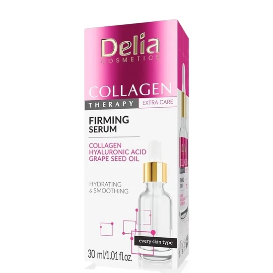 Delia Collagen Hyaluronic Acid Grape Seed Oil Firming Serum
