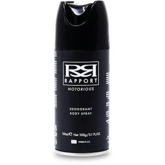 Rapport Notorious Deodorant Body Spray