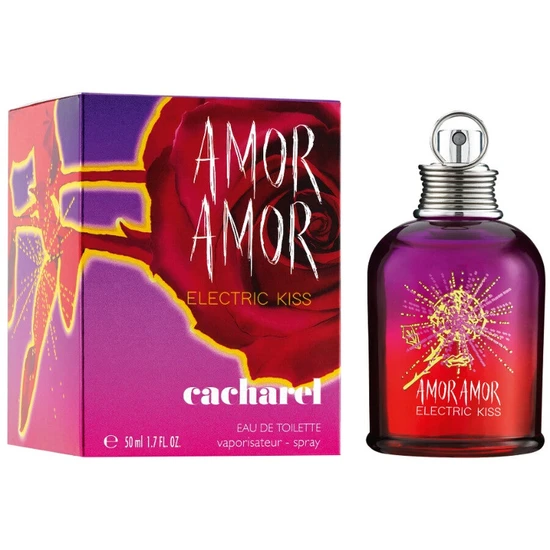 Cacharel Womens Amor Electric Kiss Eau de Toilette 50ml Spray - Pink - One Size - Image 3