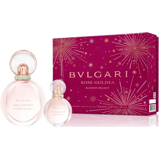 Bvlgari Rose Goldea Blossom Delight Eau De Parfum 75ml Gift Set