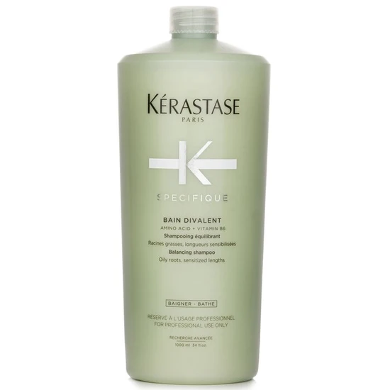 Kerastase Specifique Bain Divalent Balancing Shampoo (Oily Roots, Sensitised Lengths) 1000Ml/34Oz - Image 4