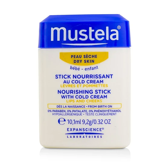 Mustela Nourishing Stick With Cold Cream Lips & Cheeks For Dry Skin
