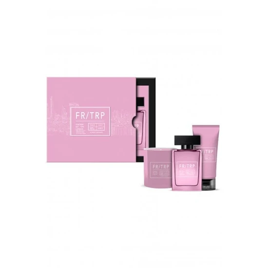 Firetrap Her Eau De Toilette 50ml Body Wash 100ml, Scented Candle 160g