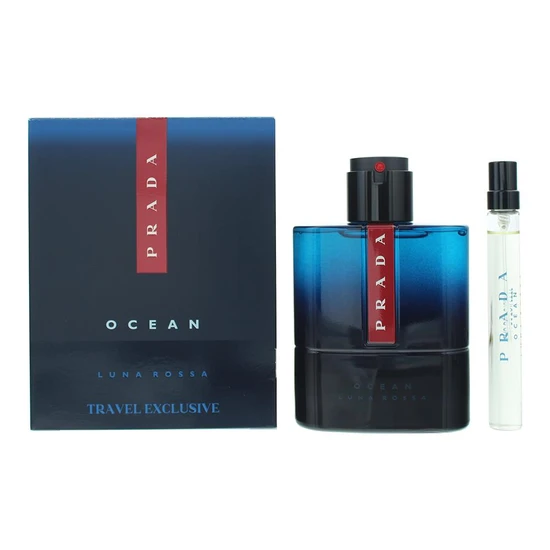 Prada Luna Rossa Ocean Eau De Toilette Gift Set