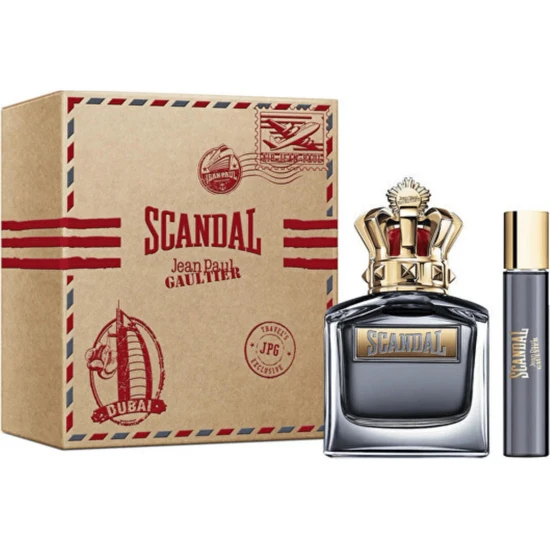 Jean Paul Gaultier Scandal Pour Homme Gift Set 100ml Eau De Toilette + 10ml Eau De Toilette