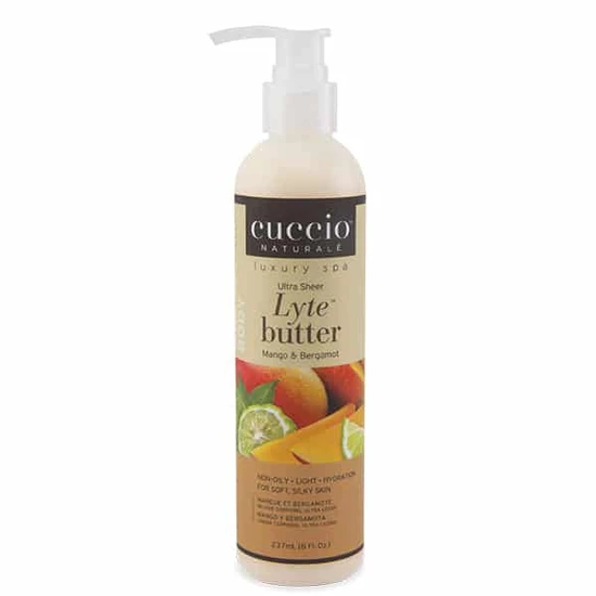 Cuccio Mango & Bergamot Lyte Body Butter