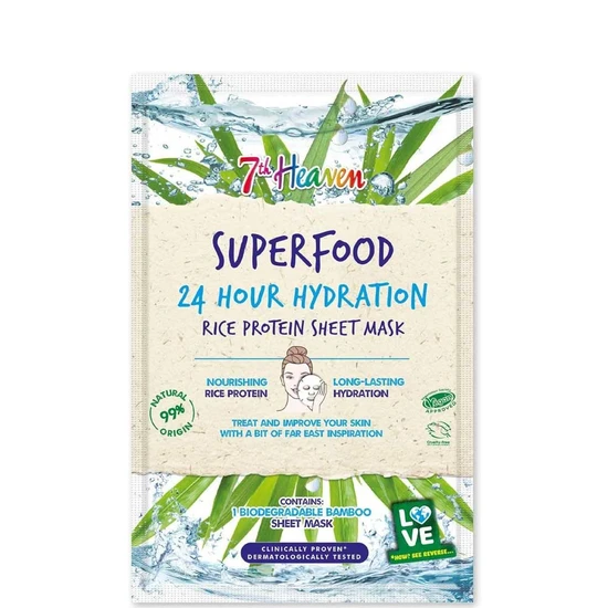 7th Heaven Superfood Hydration Rice Protein Sheet
