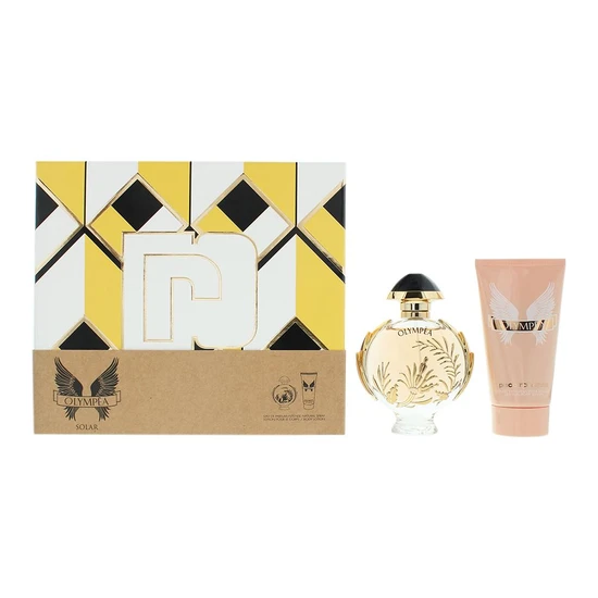 Paco Rabanne Olympea Solar Gift Set 50ml Eau De Parfum + 75ml Body Lotion
