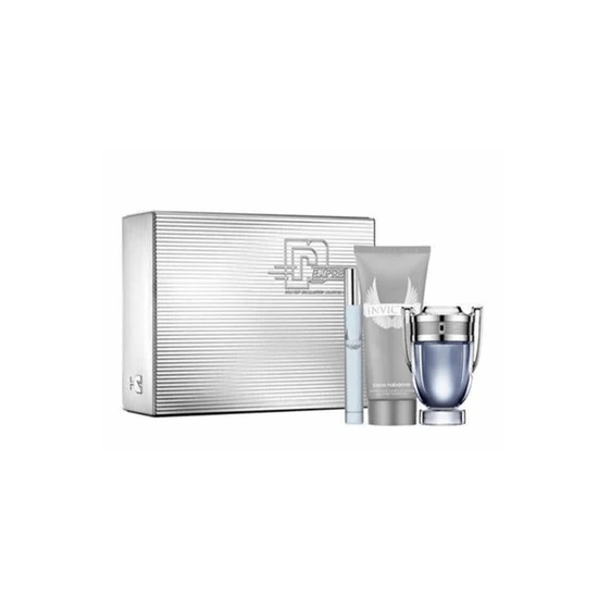 Paco Rabanne Invictus Gift Set 50ml Eau De Toilette + 10ml Eau De Toilette + 100ml Shower Gel