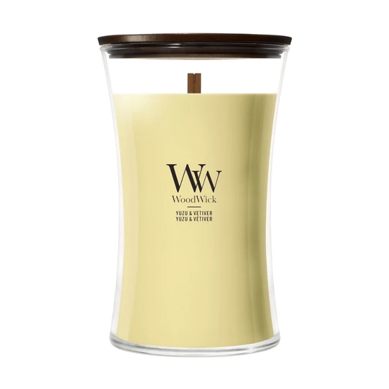 WoodWick Yuzu & Vetiver Large Hourglass Candle