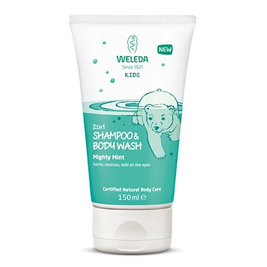 Weleda Kids 2 In 1 Mighty Mint Shampoo & Body Wash