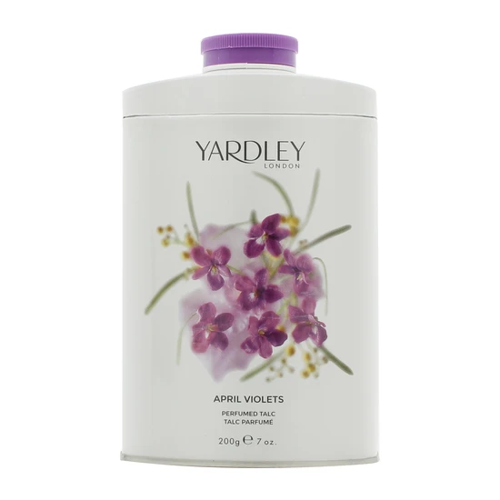 Yardley April Violets Talcum Powder 200g | TJ Hughes - Image 3