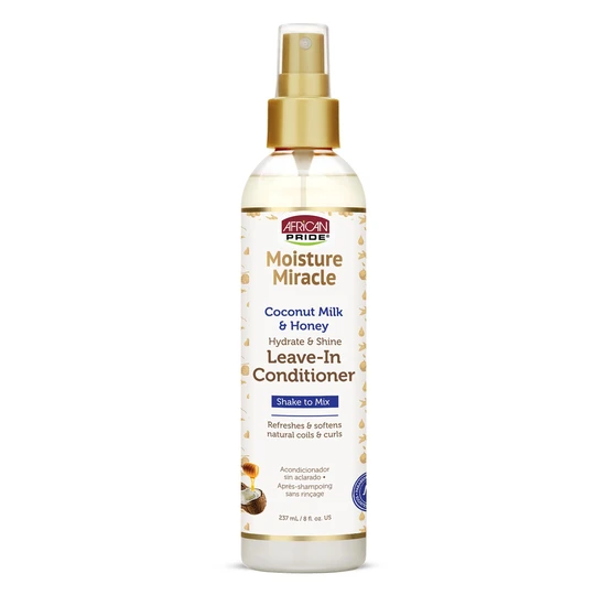 African Pride Moisture Miracle Coconut Milk & Honey Leave-In Conditioner