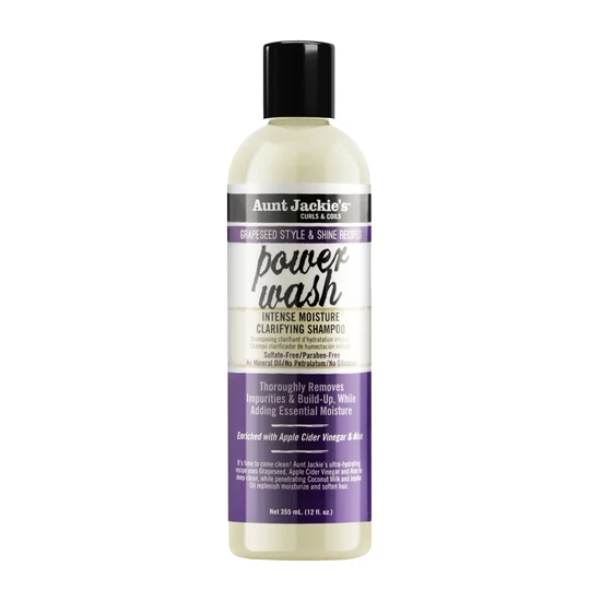 Aunt Jackie's Grapeseed Power Wash Intense Moisture Clarifying Shampoo
