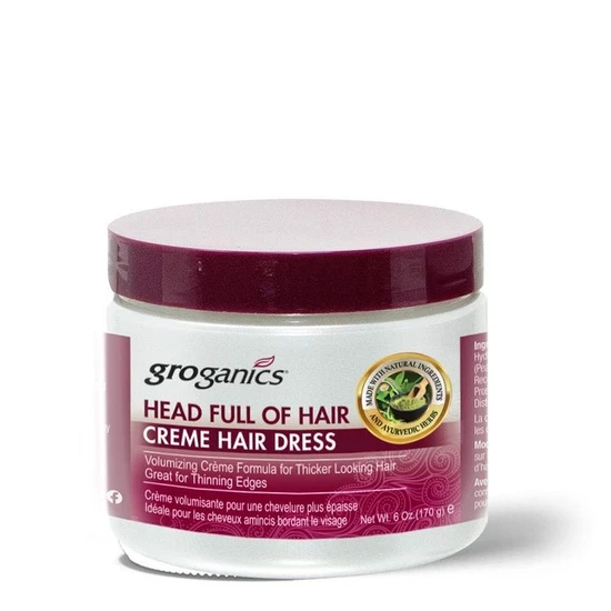 Groganics Head Full Of Hair Creme Volumising Creme Hair Dress