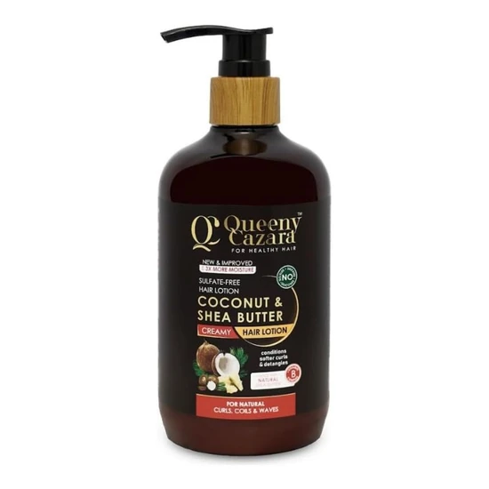 Queeny Cazara Sulfate-Free Coconut & Shea Butter Hydrating Cream Conditioner