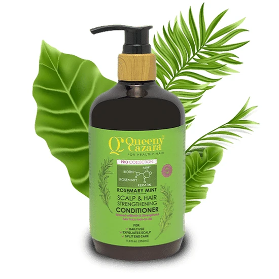 Queeny Cazara Rosemary Mint Scalp & Hair Strengthening Conditioner