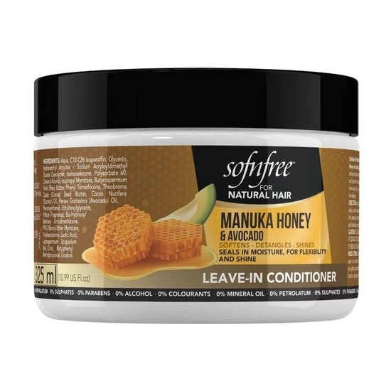Sofn'Free For Natural Hair Manuka Honey & Avocado Leave-In Conditioner